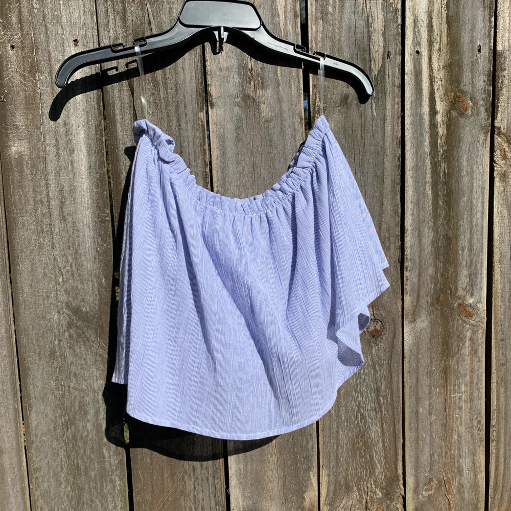 Light blue and white crop too